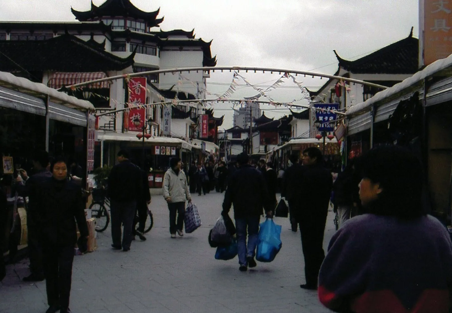 上海の今はなき明星大街の中