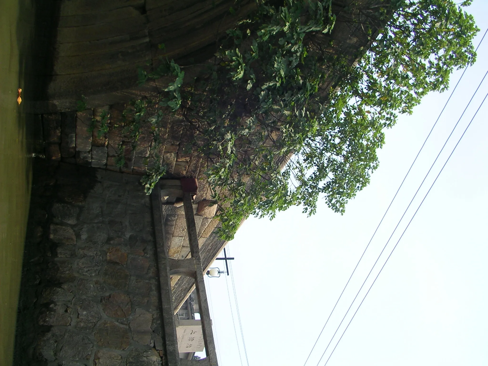 蘇州の運河の眼鏡橋はレンガ造り