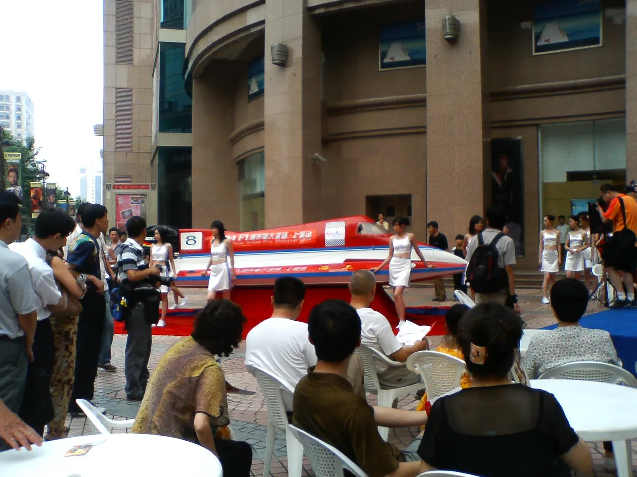 上海のF1レース開催のイベントが准海中路で行われていた時の写真