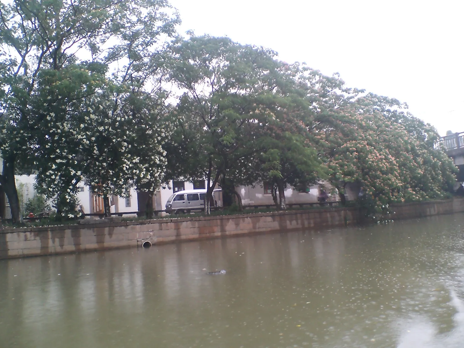 蘇州観光　そろそろ遊覧船の終点