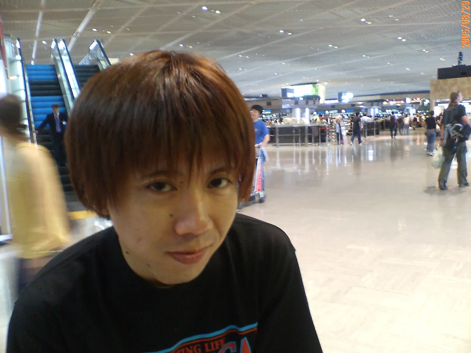 成田空港から北京へ出発