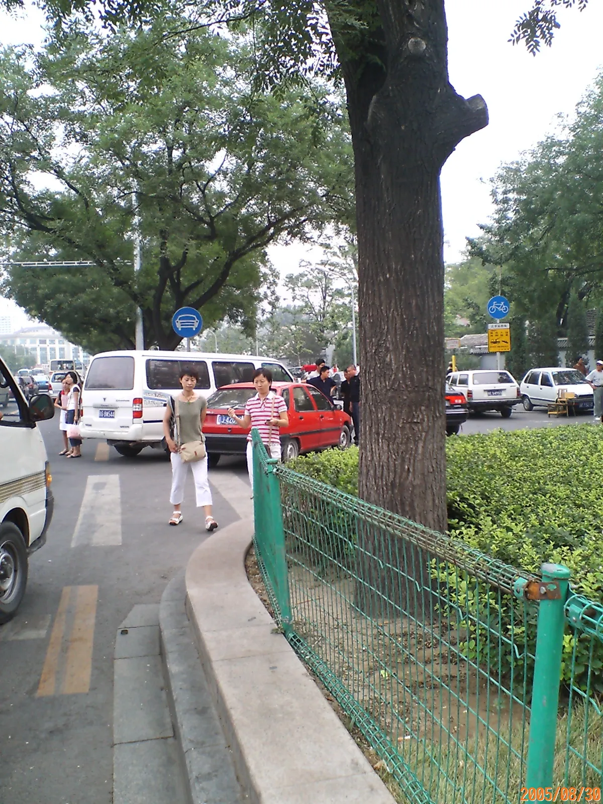 北京の東単の王府井付近