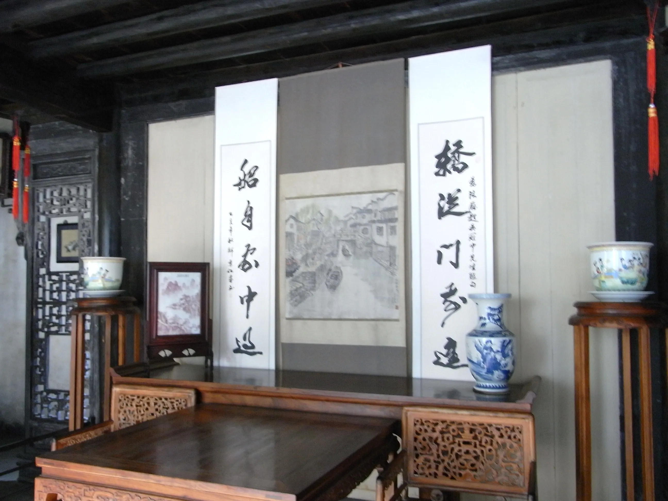 毛筆の書と水墨画