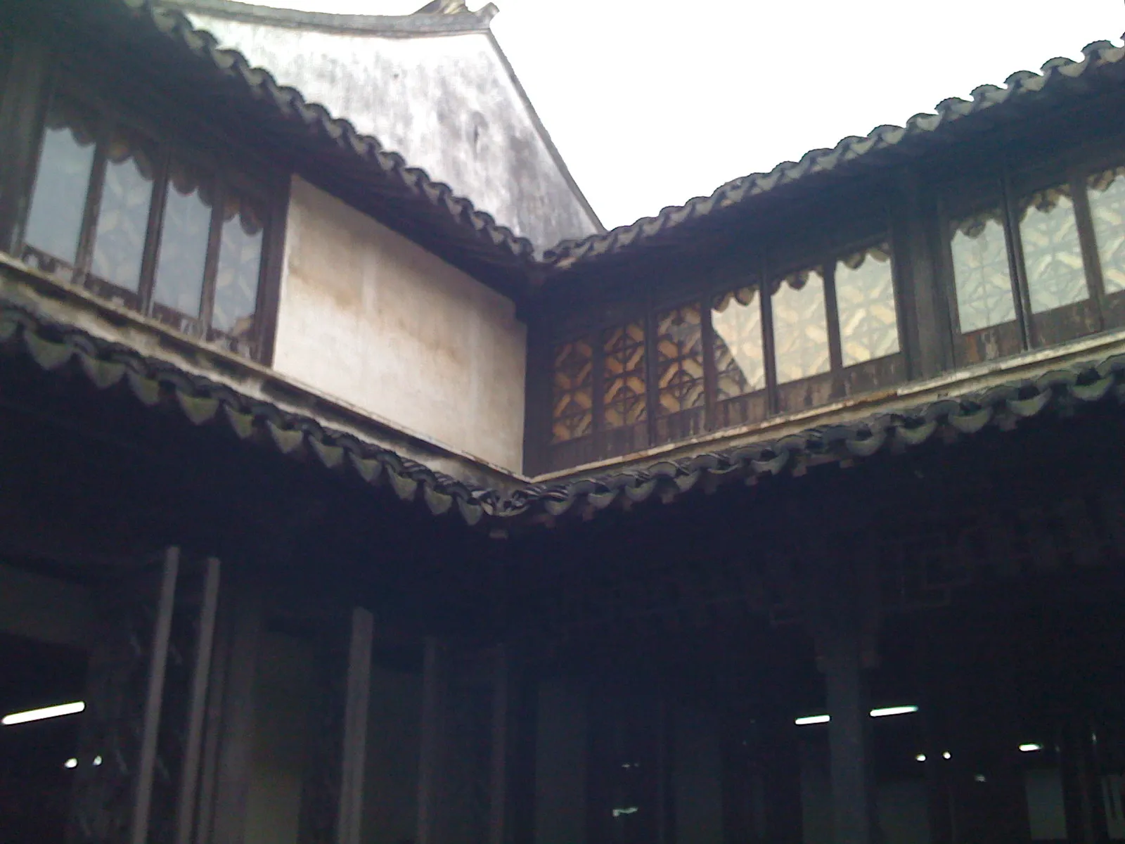 明代の建物らしき博物館の中庭