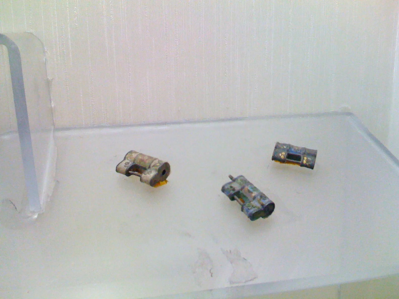 フランスの細かい作りの錠前