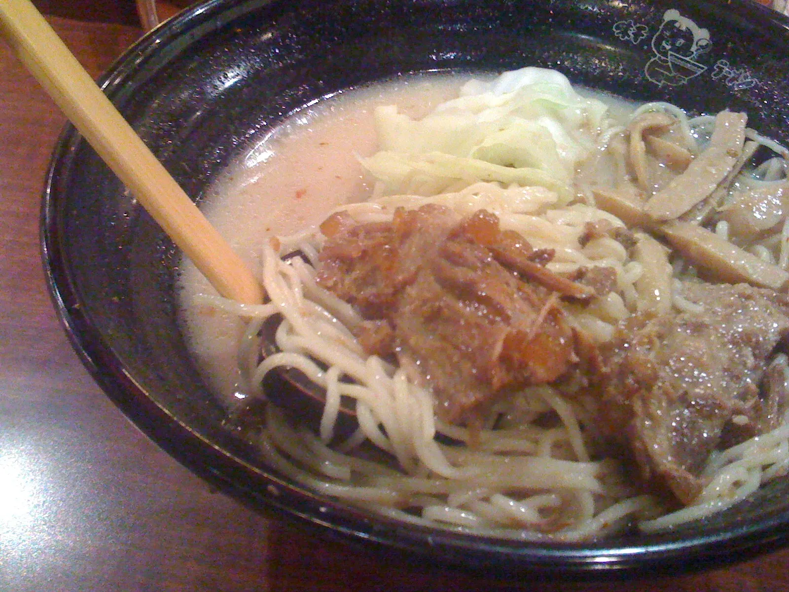 中国の味千ラーメン店内