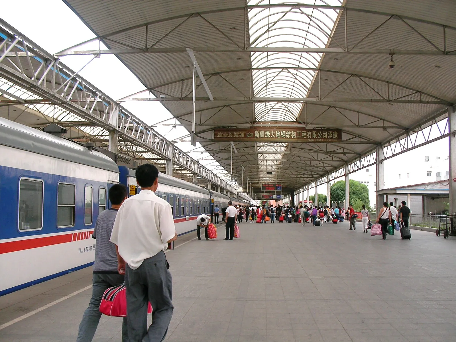 ウルムチ市へ到着