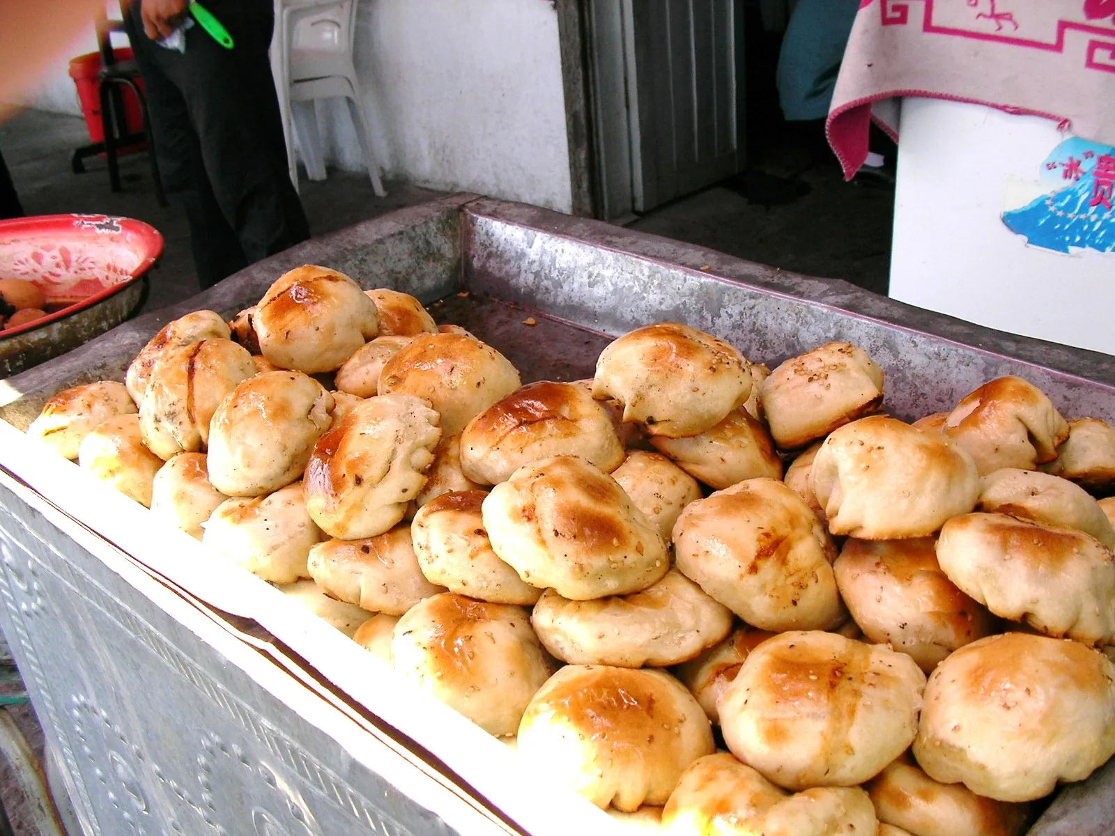 ウイグル族の烤包子