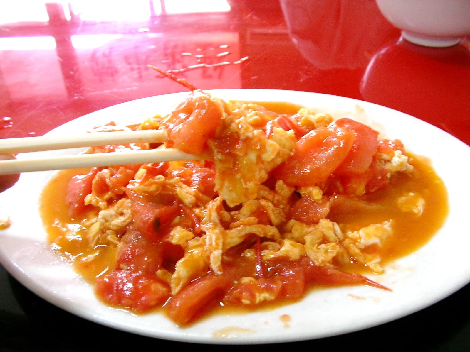 トマトと卵の炒め物