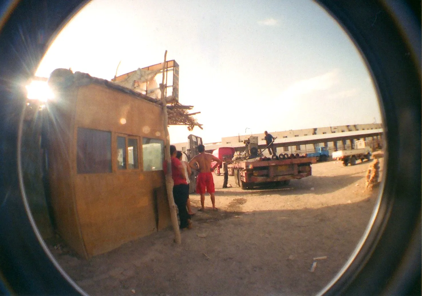 LOMO Fisheye2で撮影した輪台県