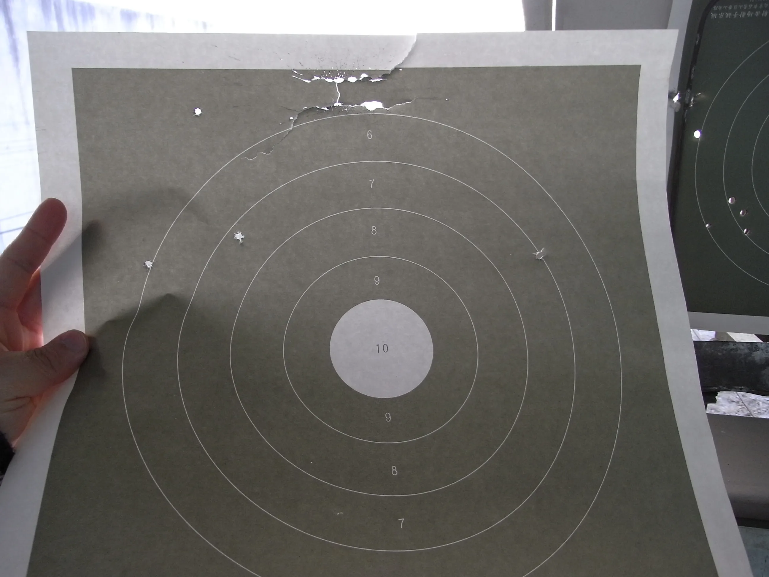 射撃のスコア結果