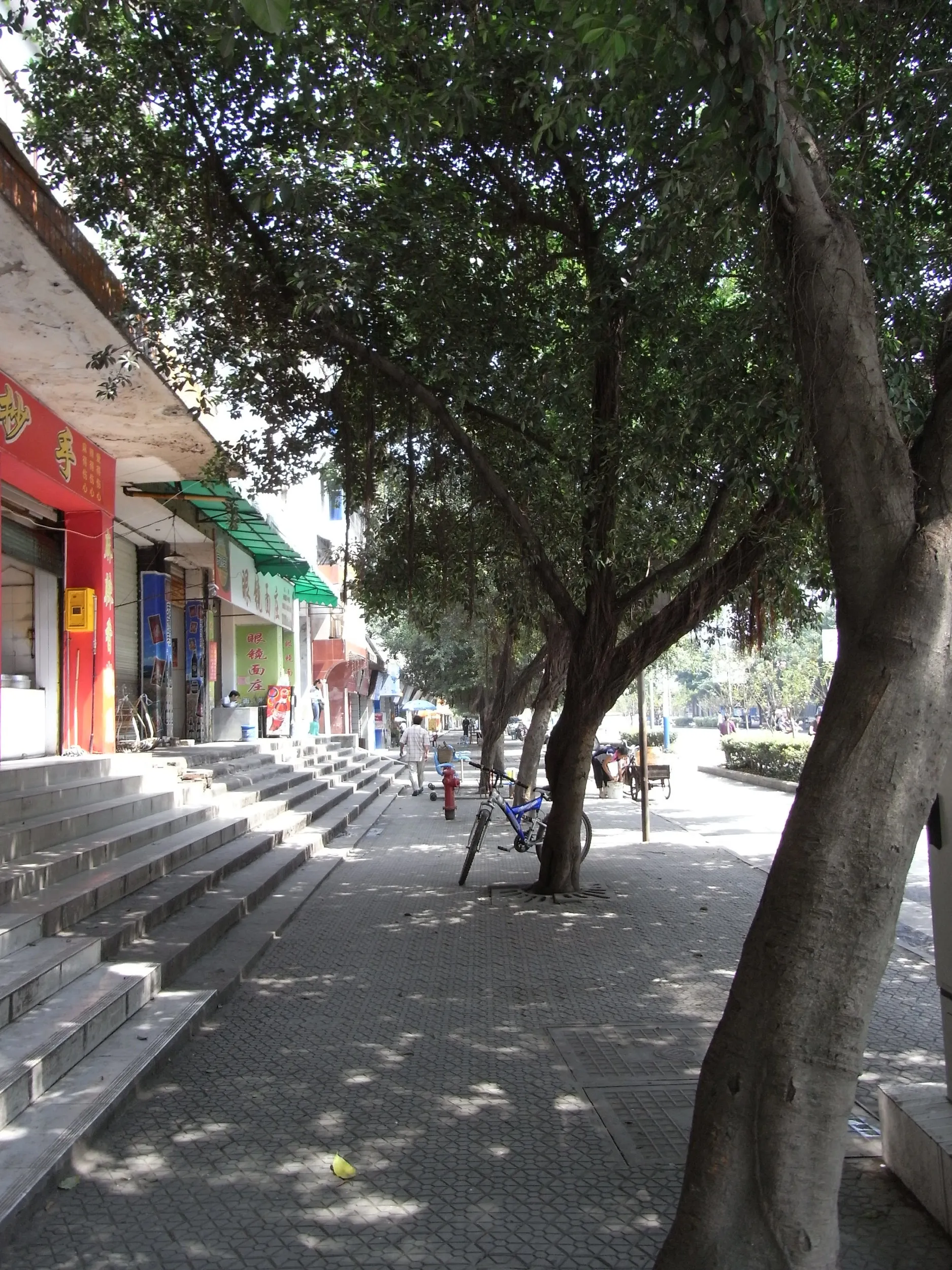 大足県の街並み