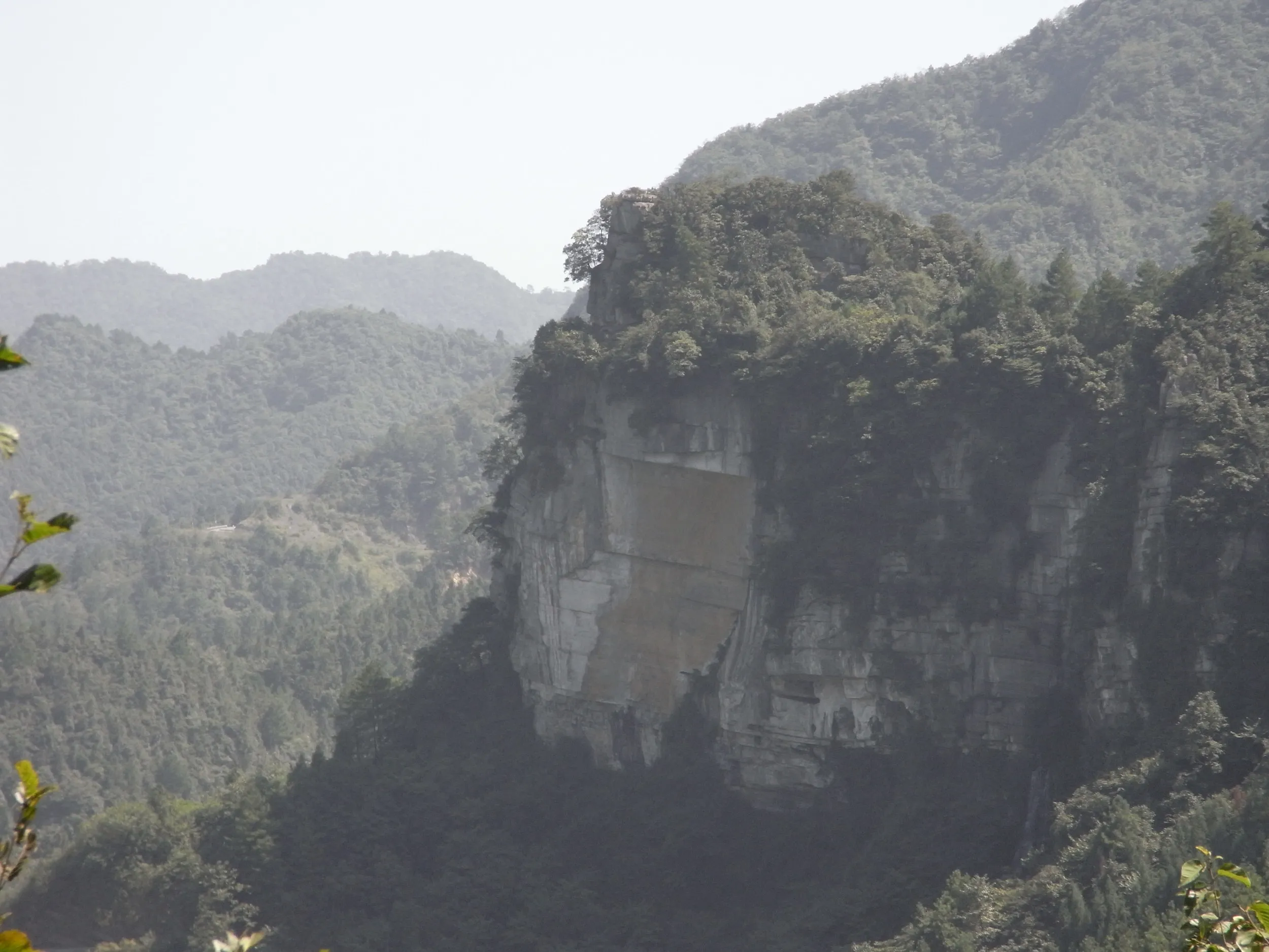 道中の見応えある山々