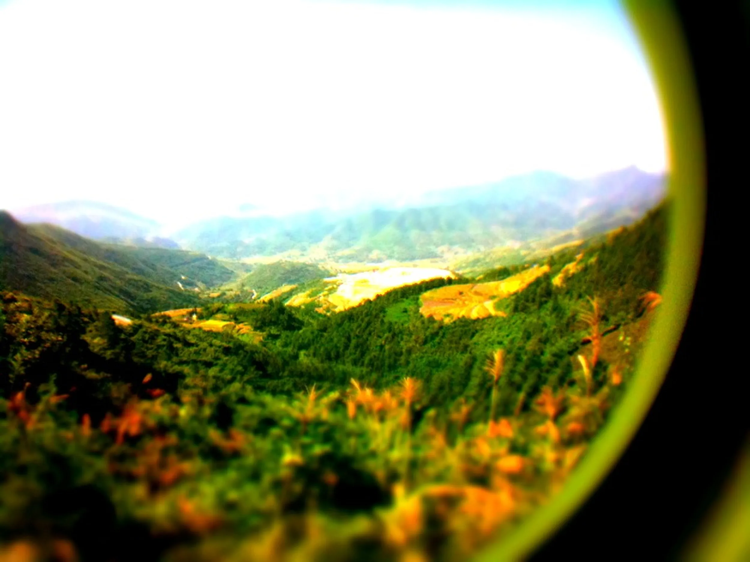 ミニチュア風の風景