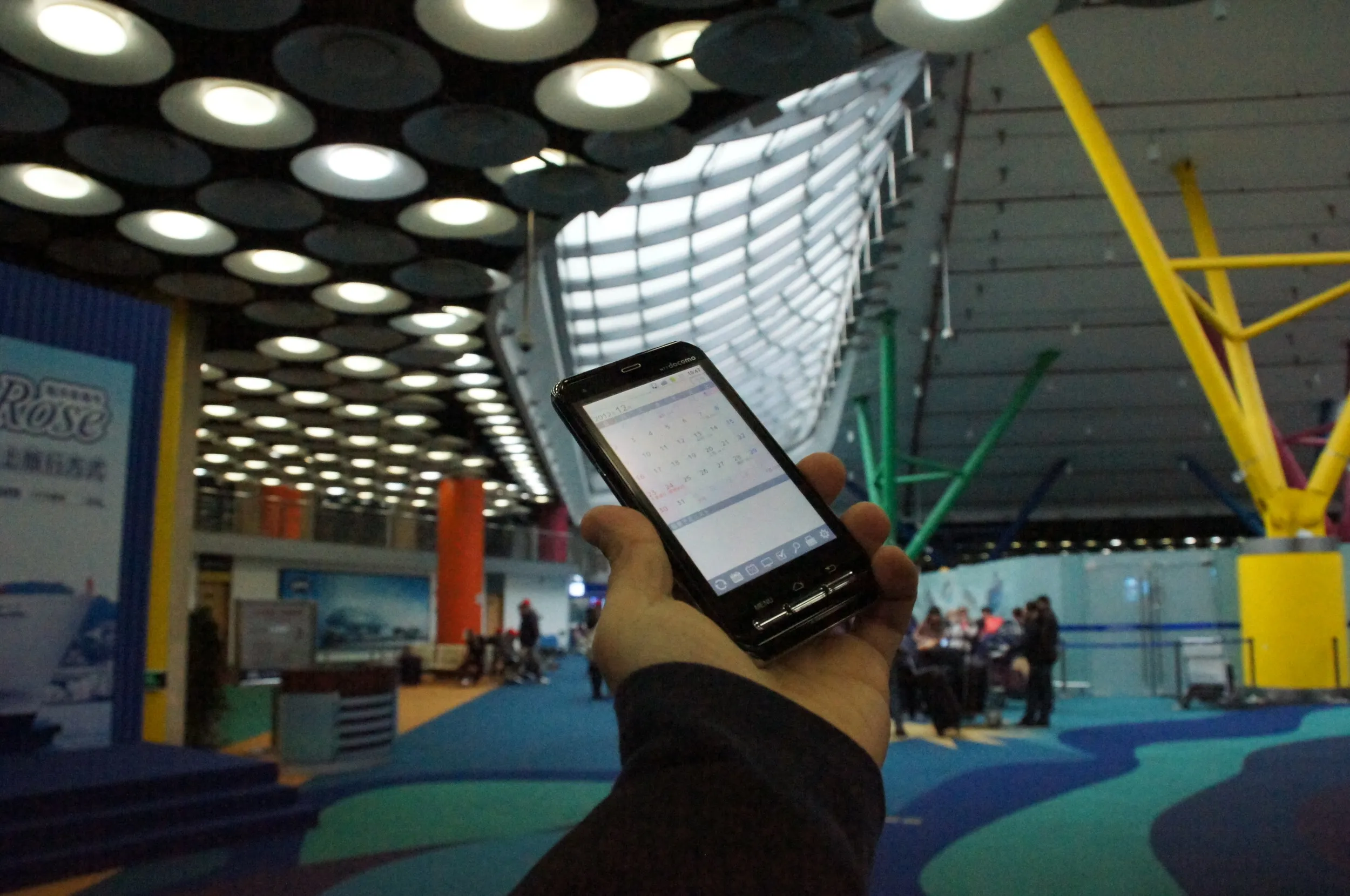 上海港構内でF-12Cで日時メモ