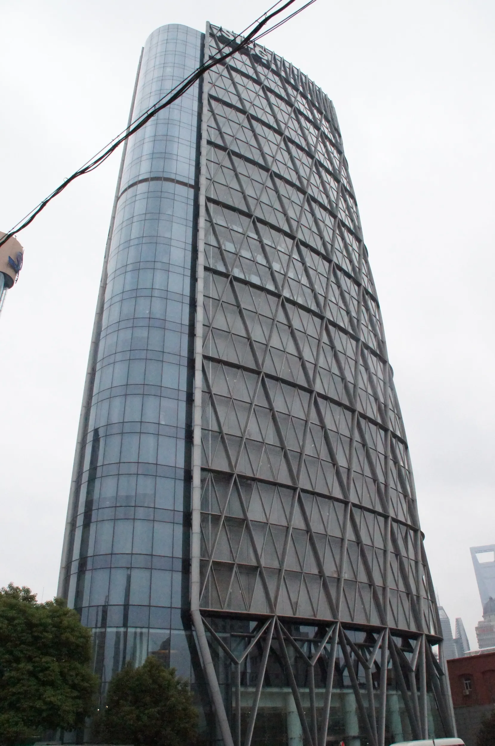 上海港付近の高層ビル