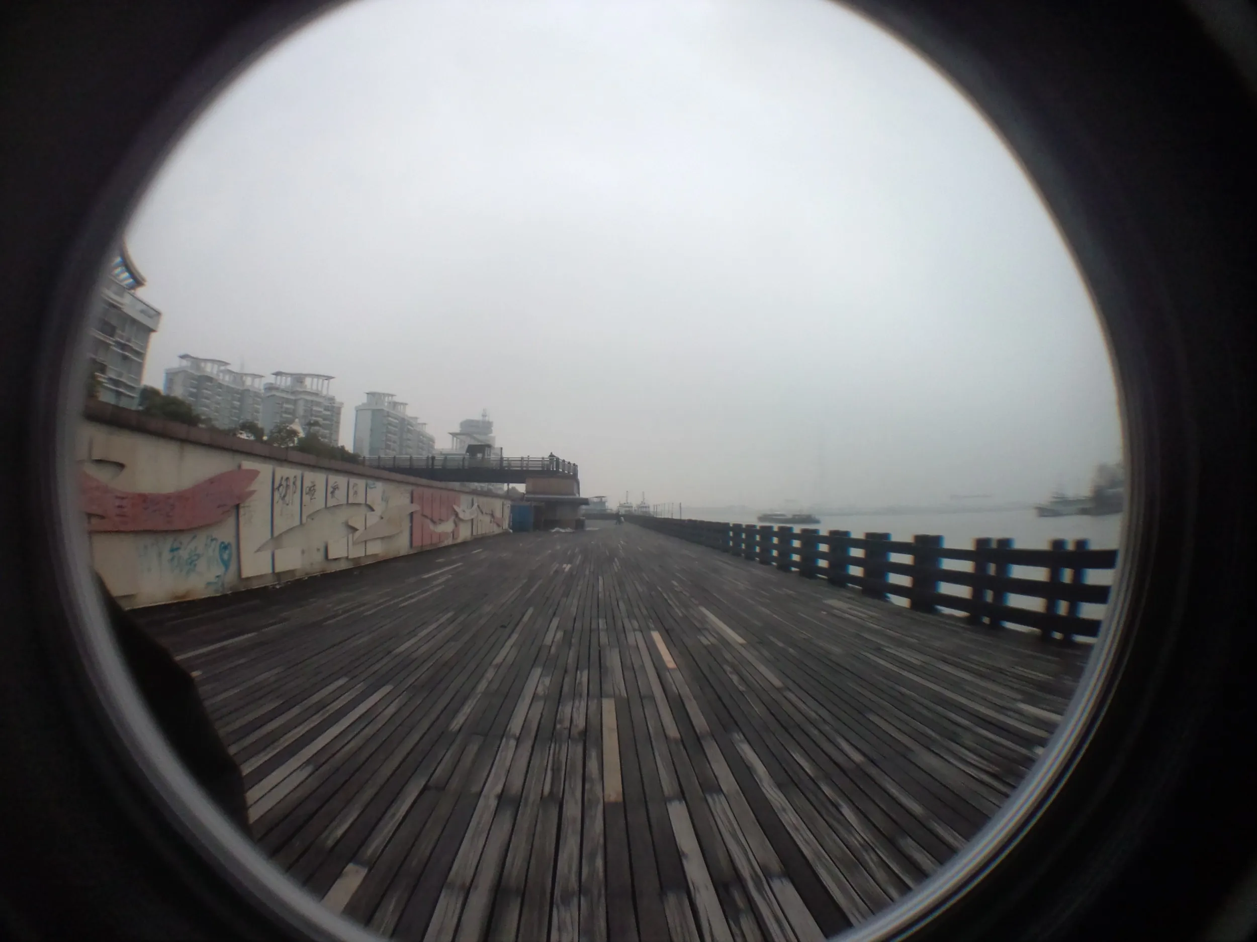 吴淞新城・吴淞渡口周辺と黄浦江の風景