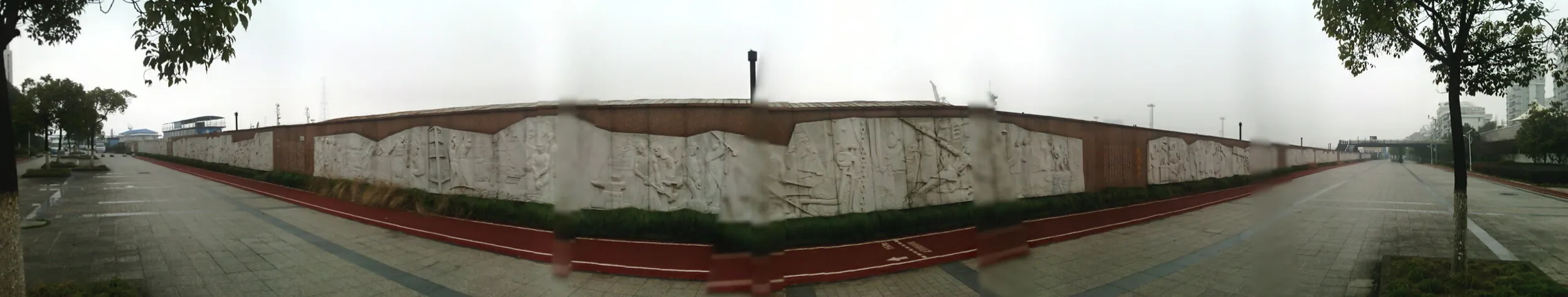 吴淞・黄浦江沿いパノラマ