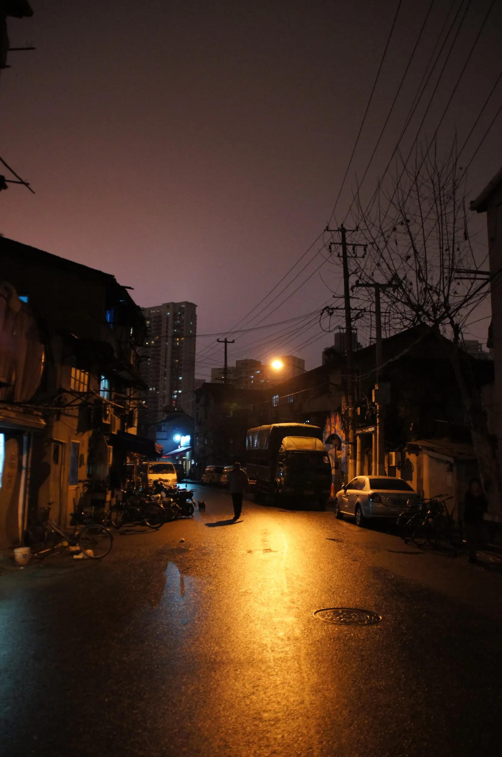 新閘路から国慶路辺りの夜景