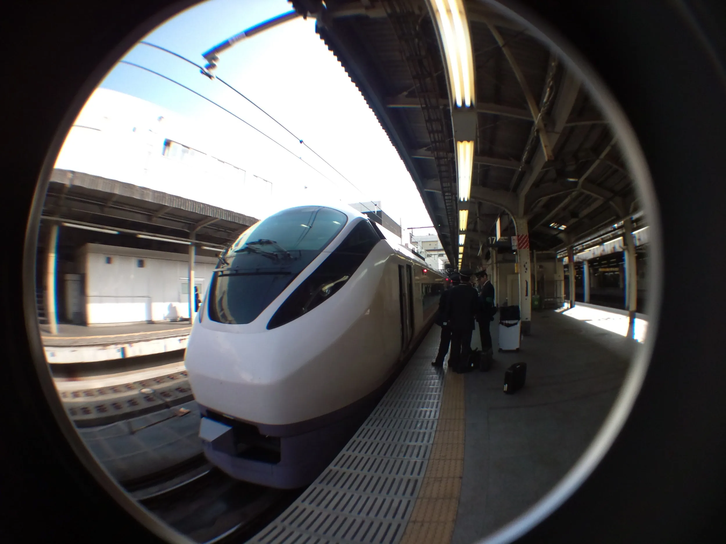 上野駅の特急スーパーひたち