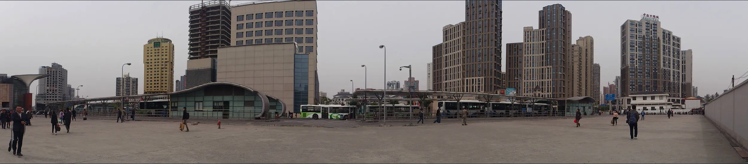 上海駅北口 パノラマ撮影