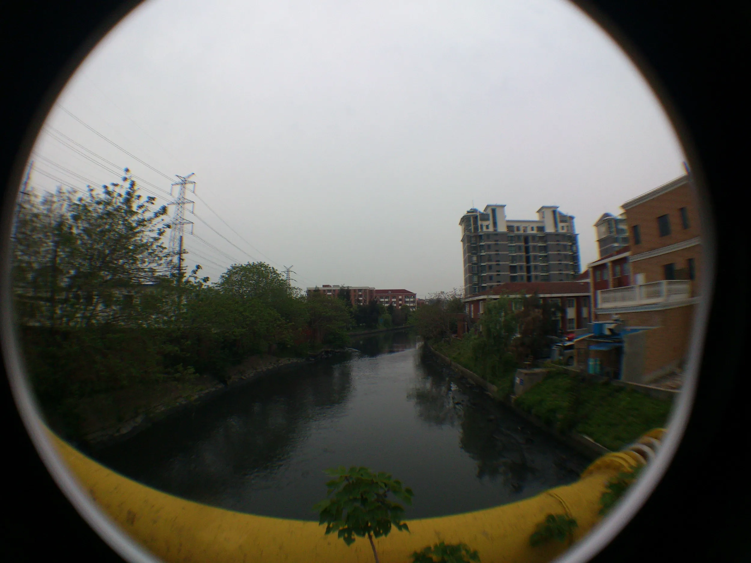 場中路、彭浦新村方面の風景