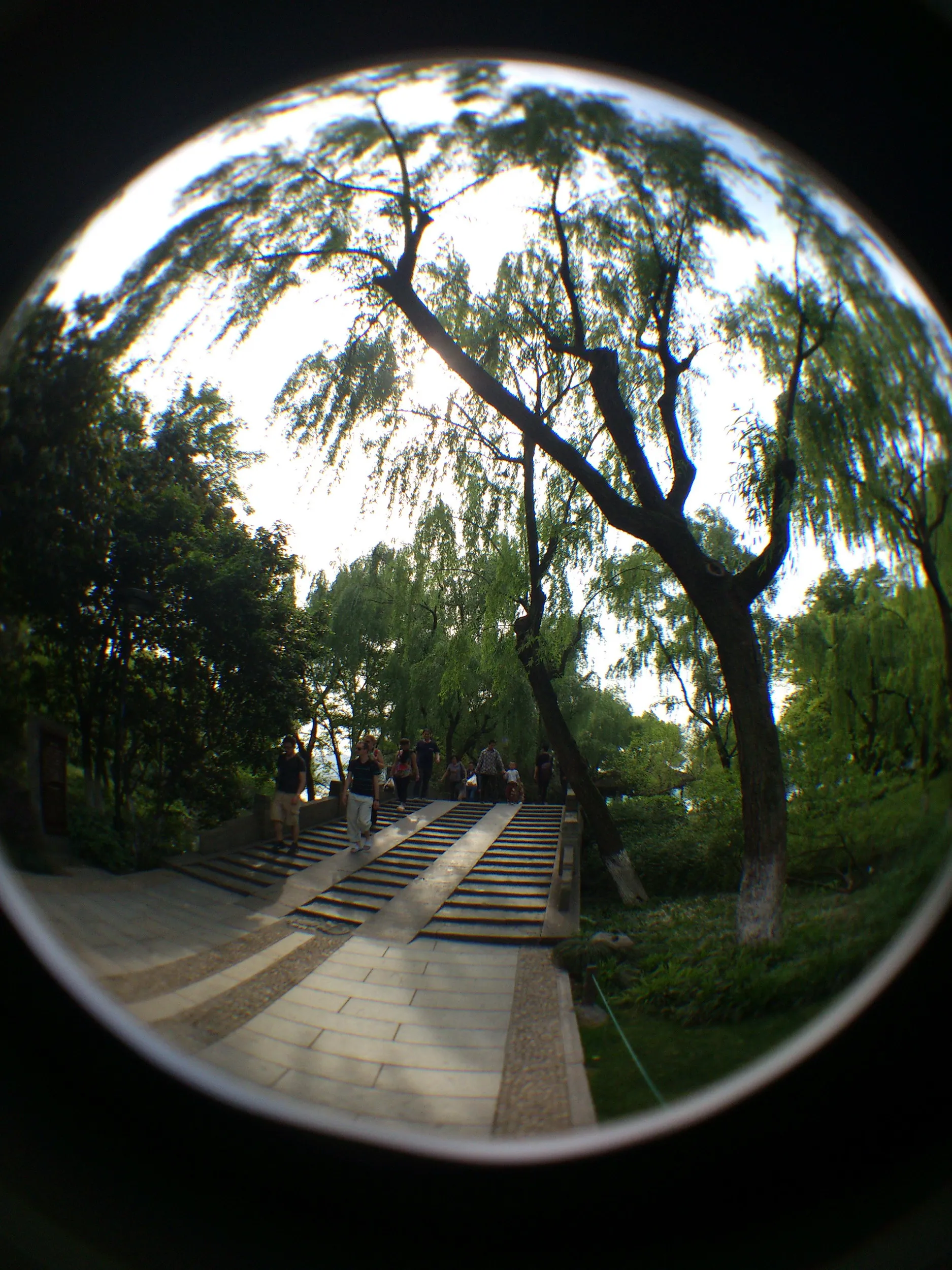 肖公橋 魚眼レンズ