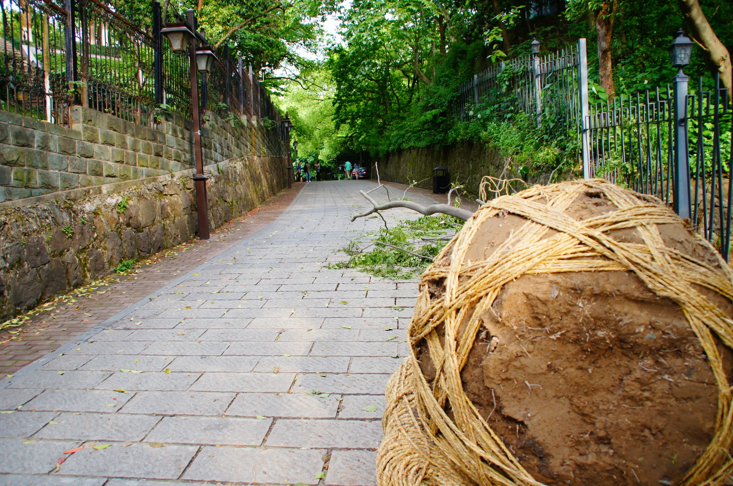 城隍閣を目指して登る