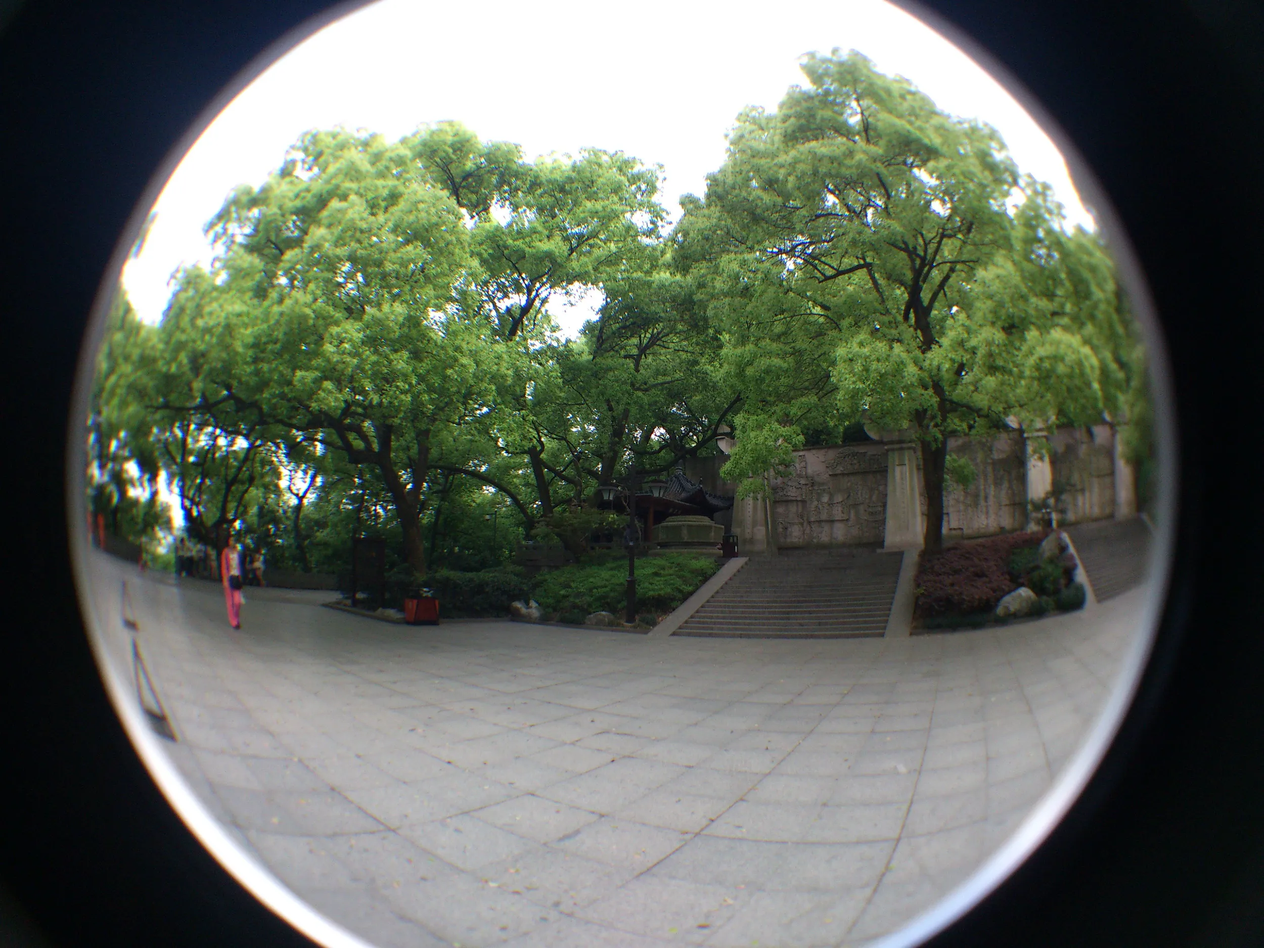 城隍閣下付近の風景