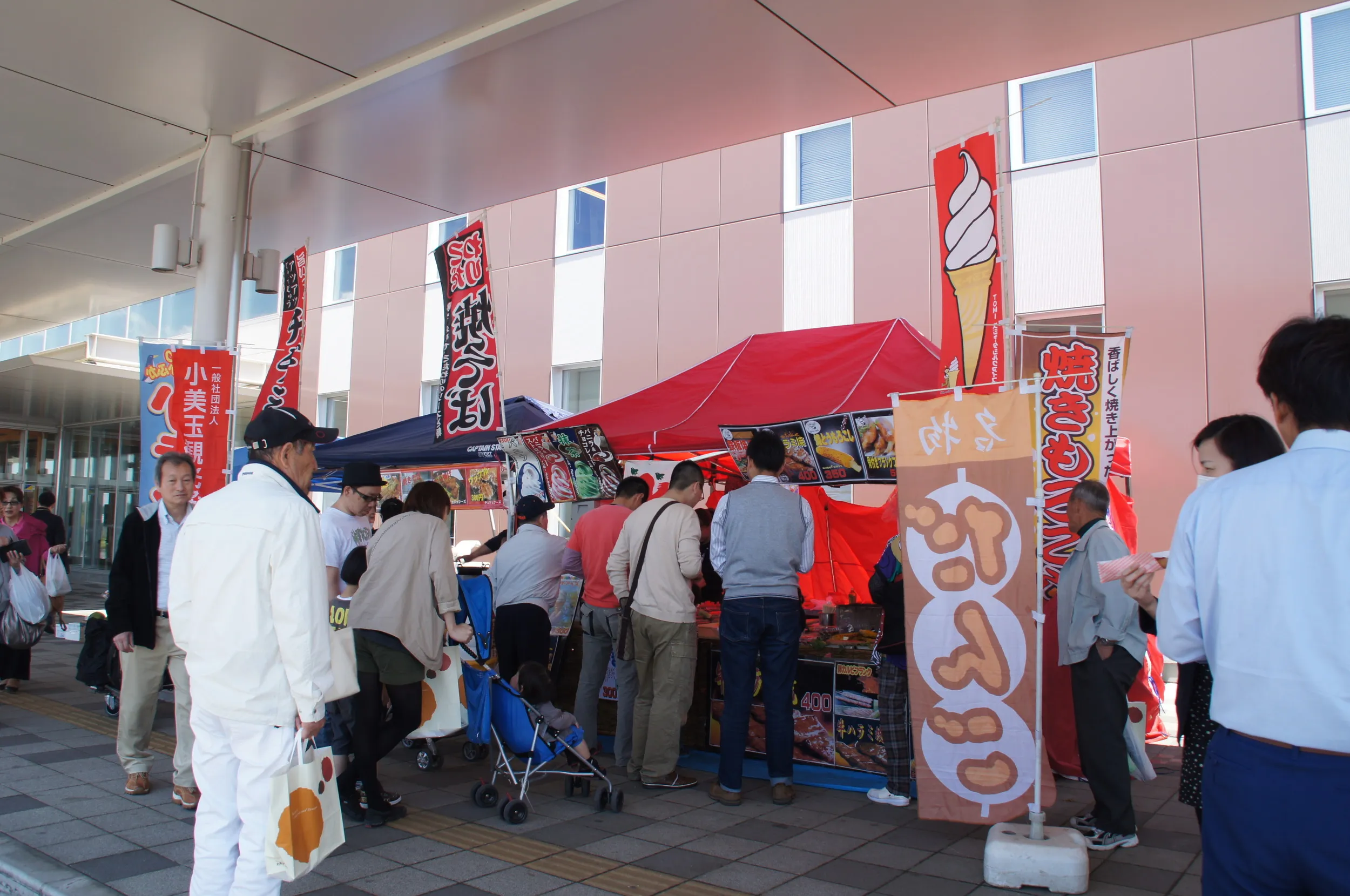 茨城空港の屋台