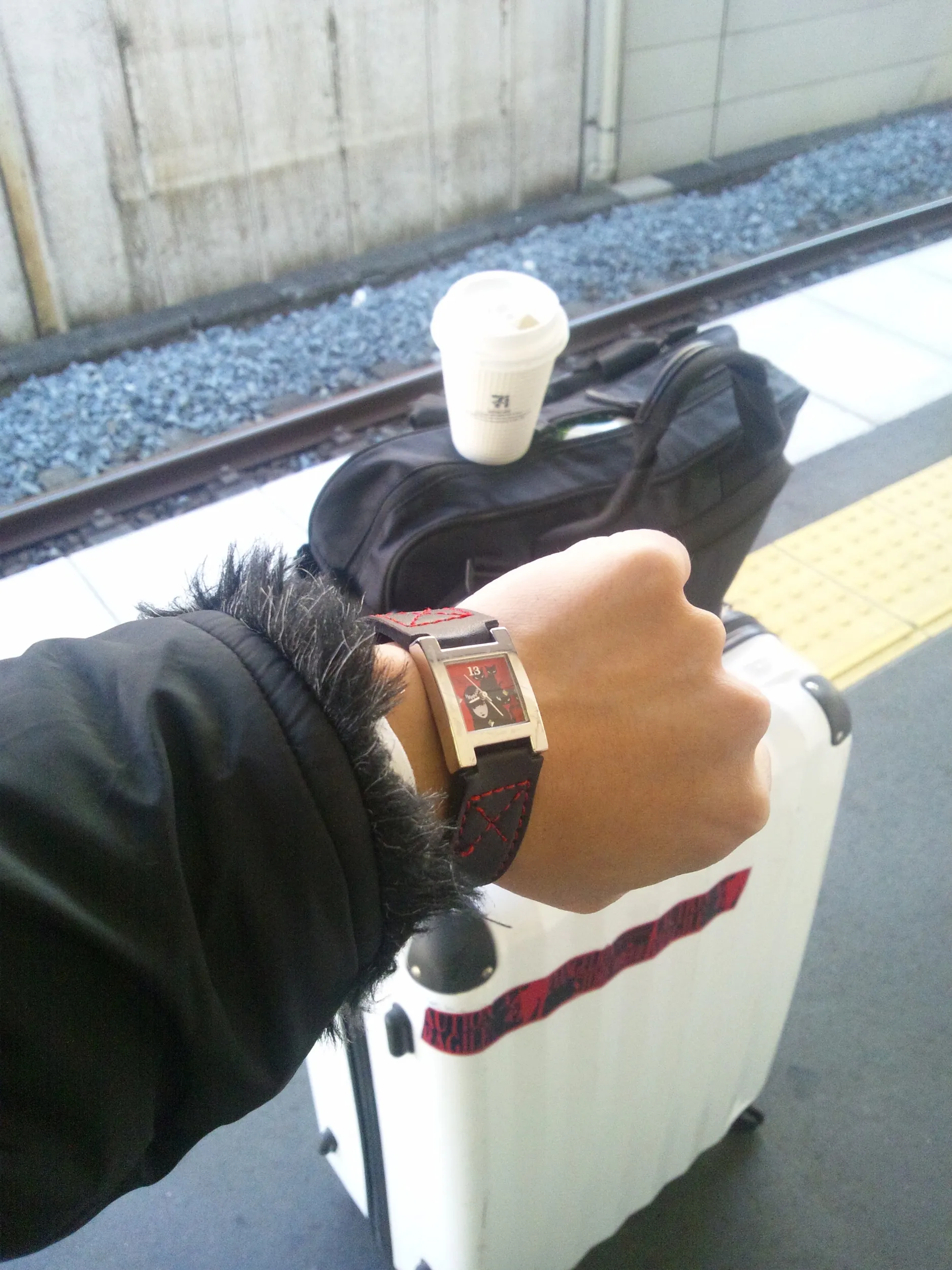 都内から上海へ向けて出発