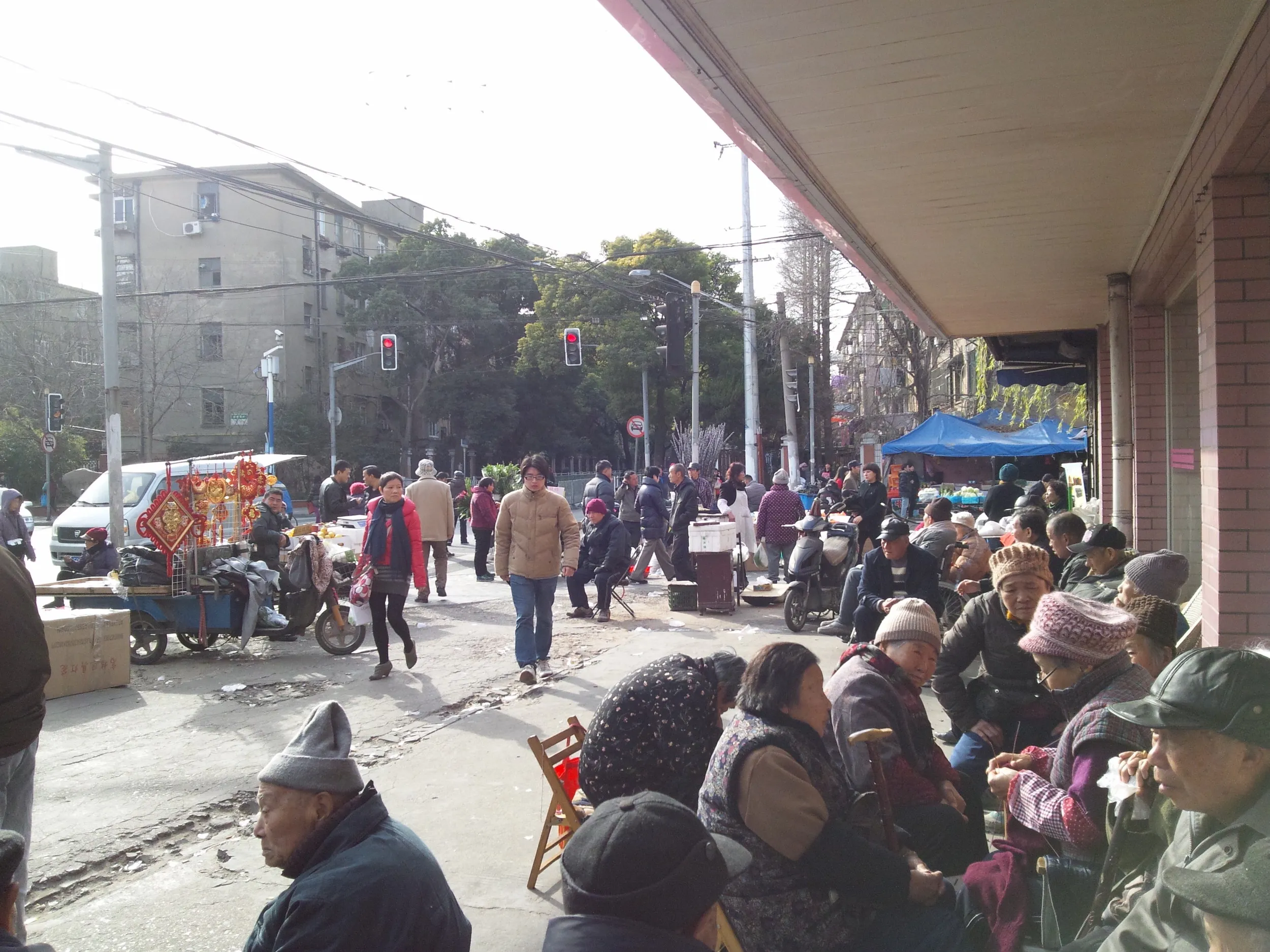 彭浦新村付近の風景