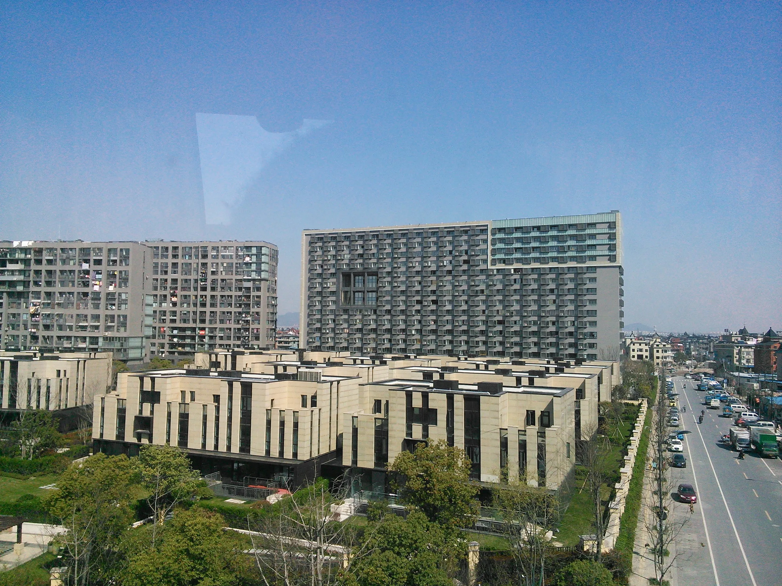 杭州の車窓風景