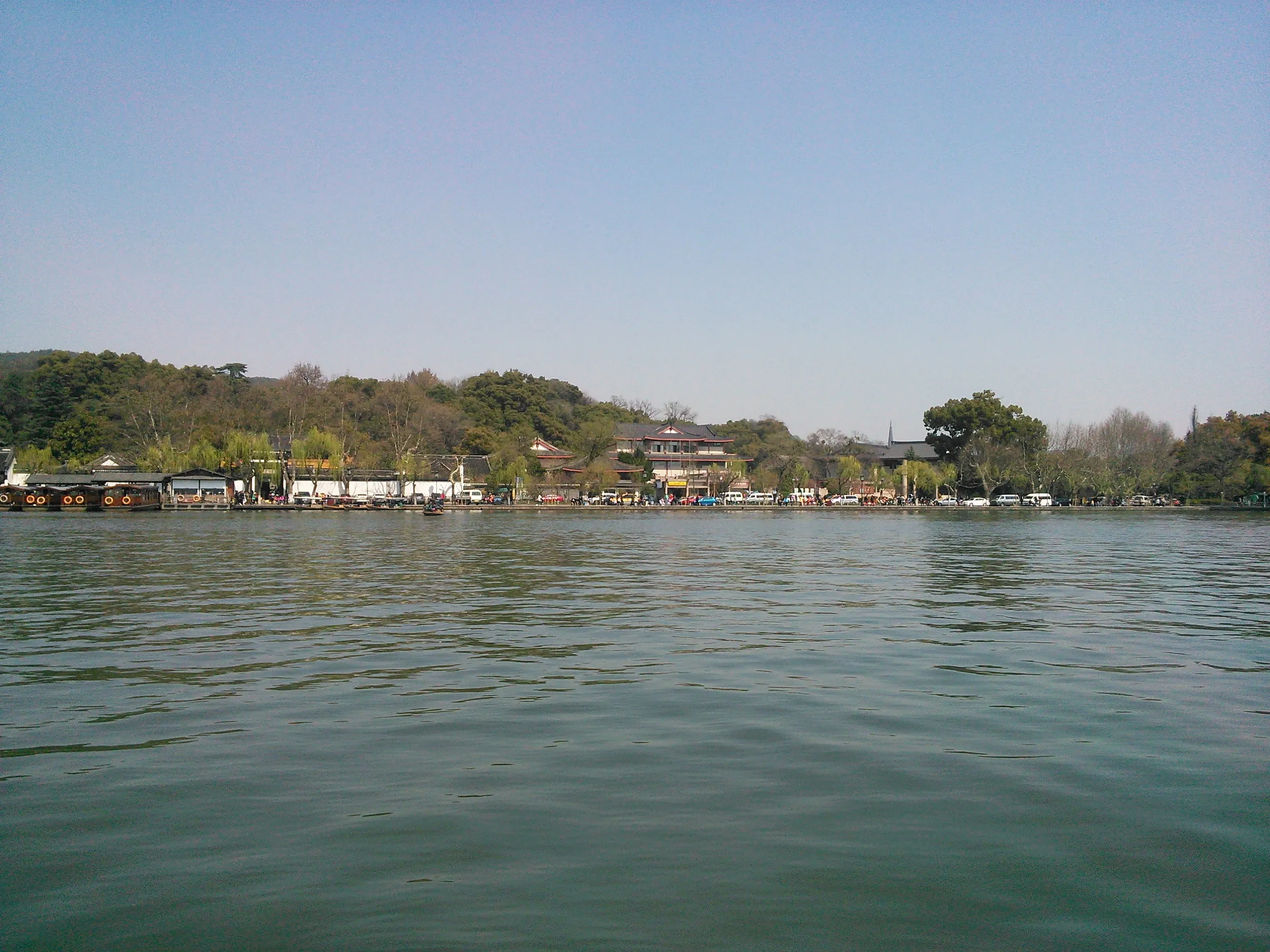 遊覧船からの風景