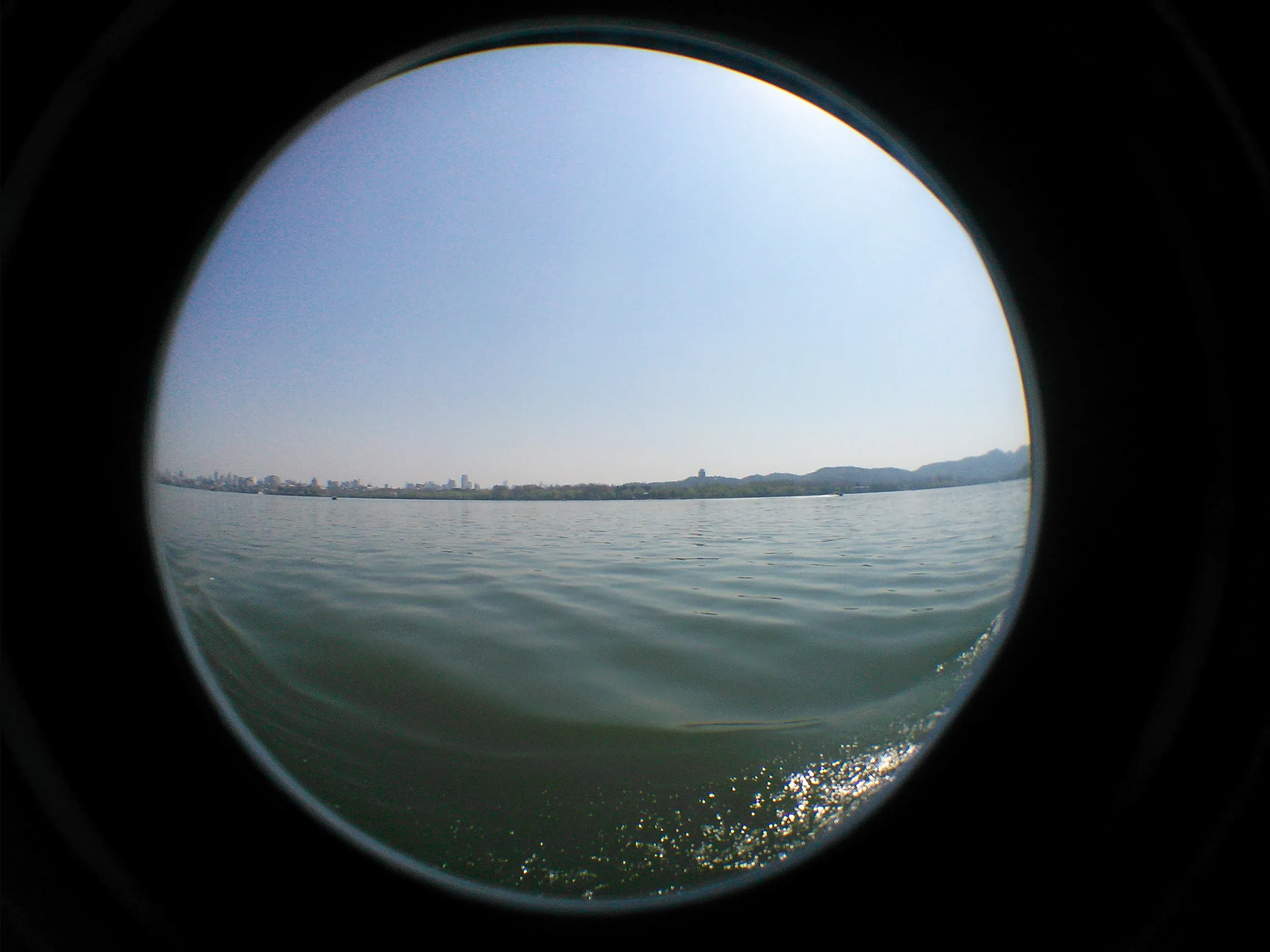 遊覧船からの風景