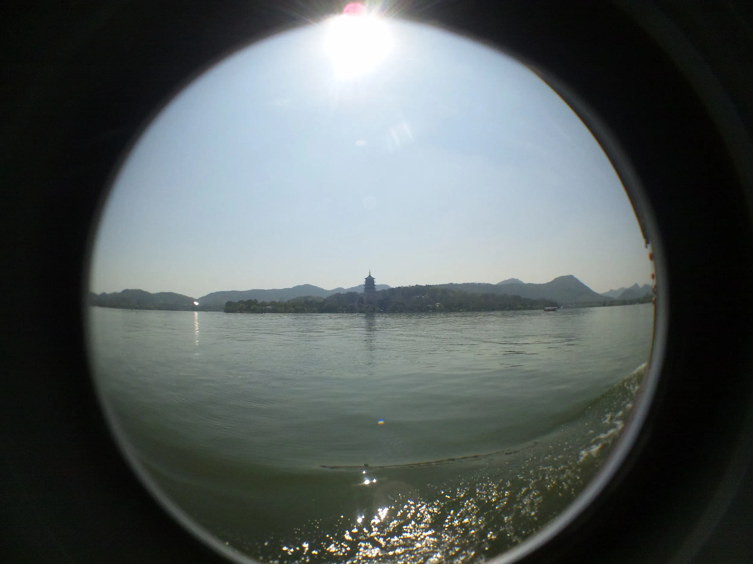 遊覧船からの風景