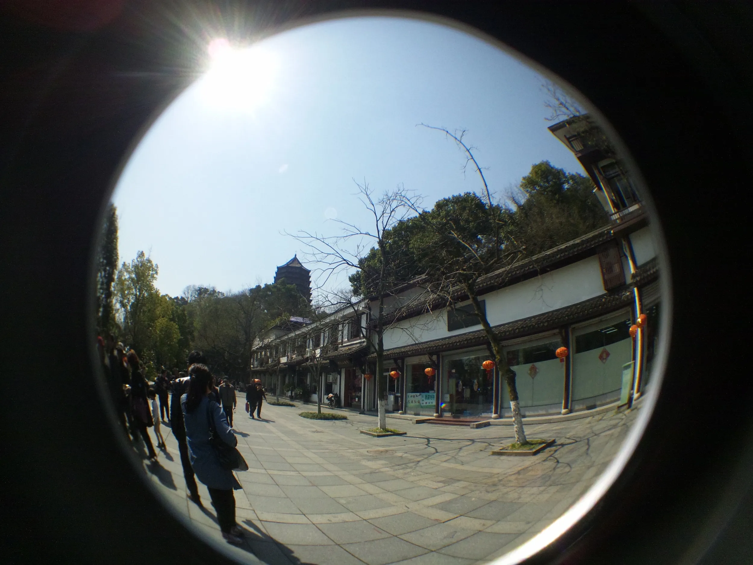 望江楼付近の風景