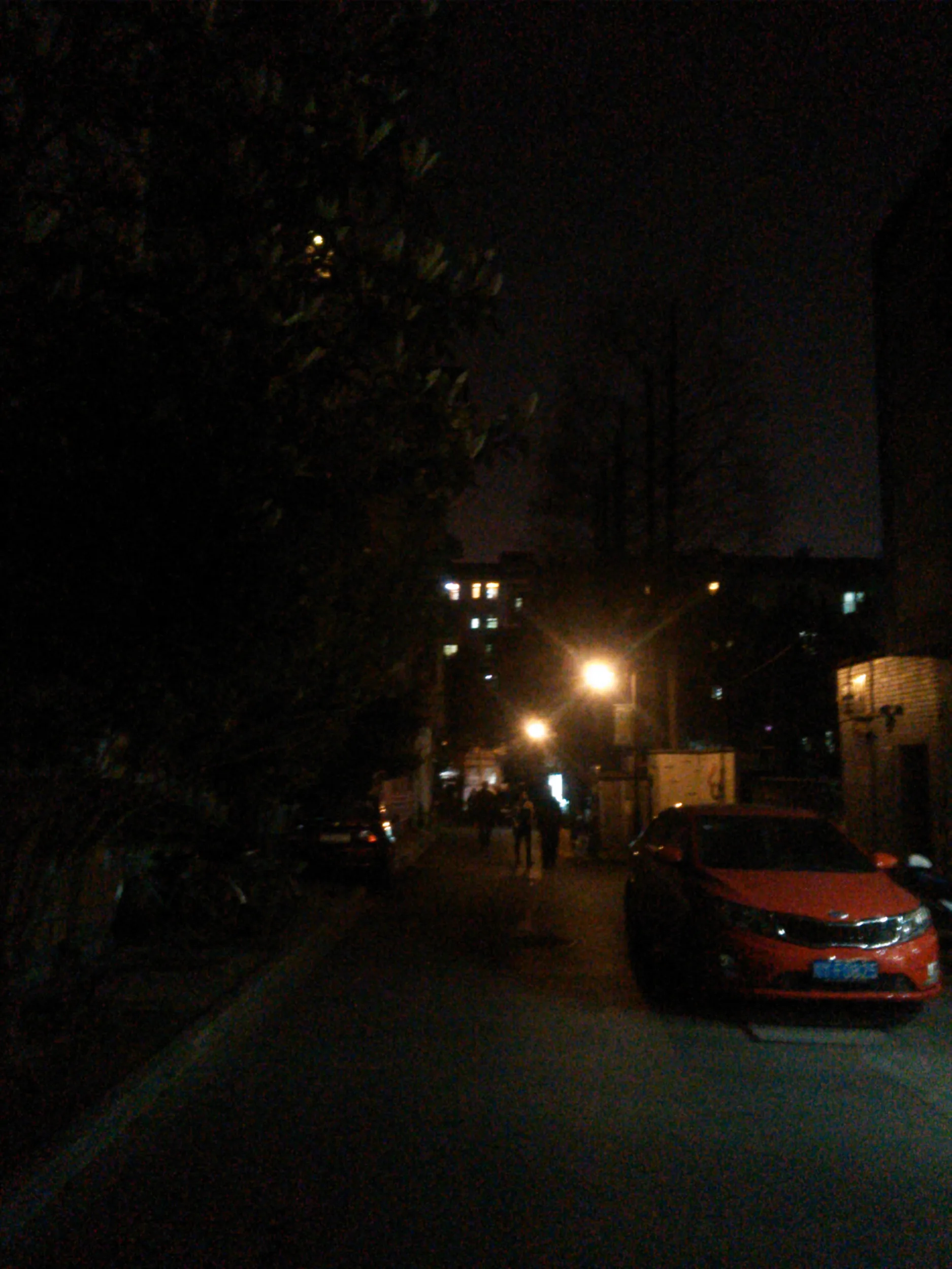 宿泊を断られた宿付近