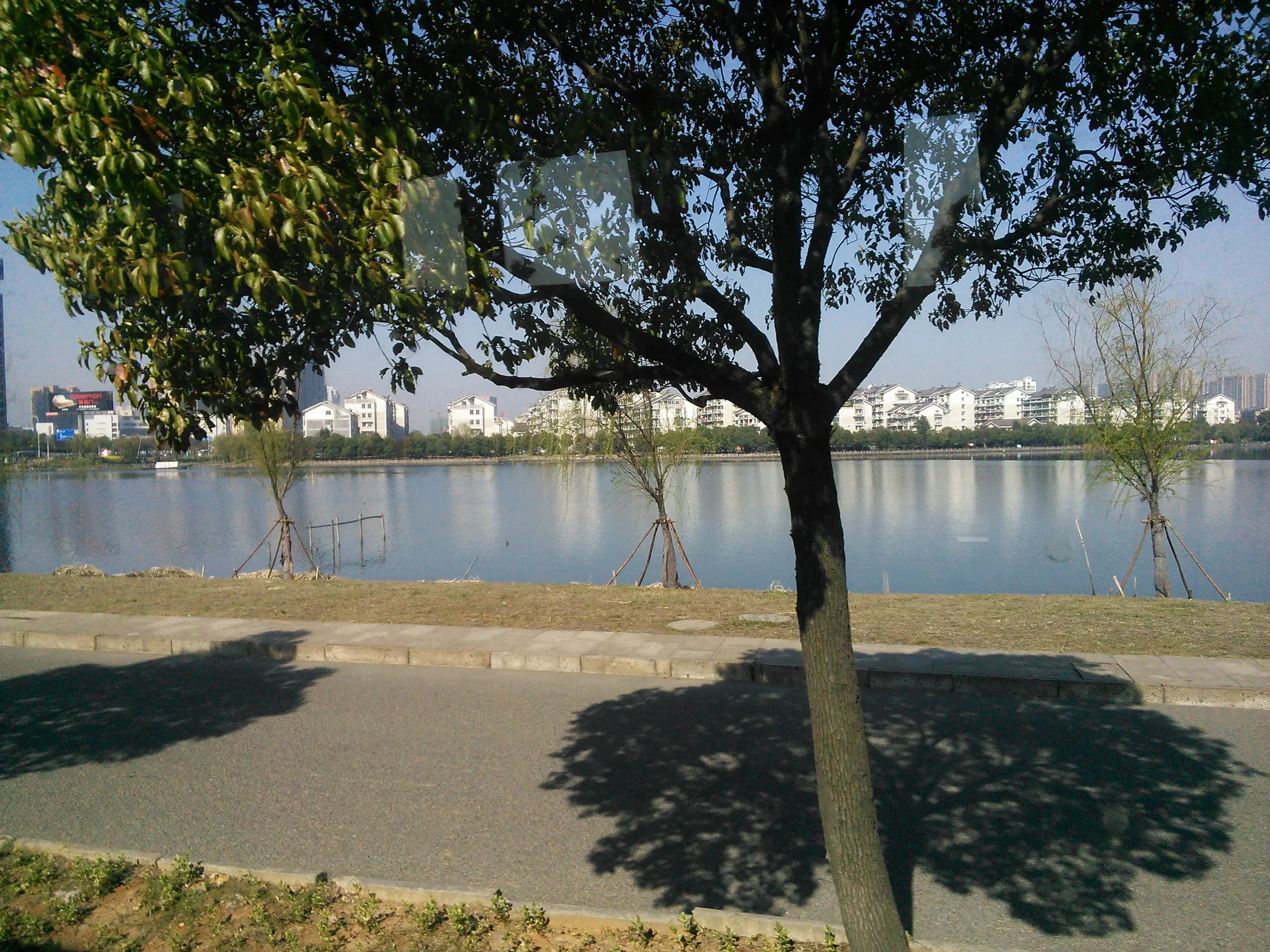 紹興近郊の車窓風景