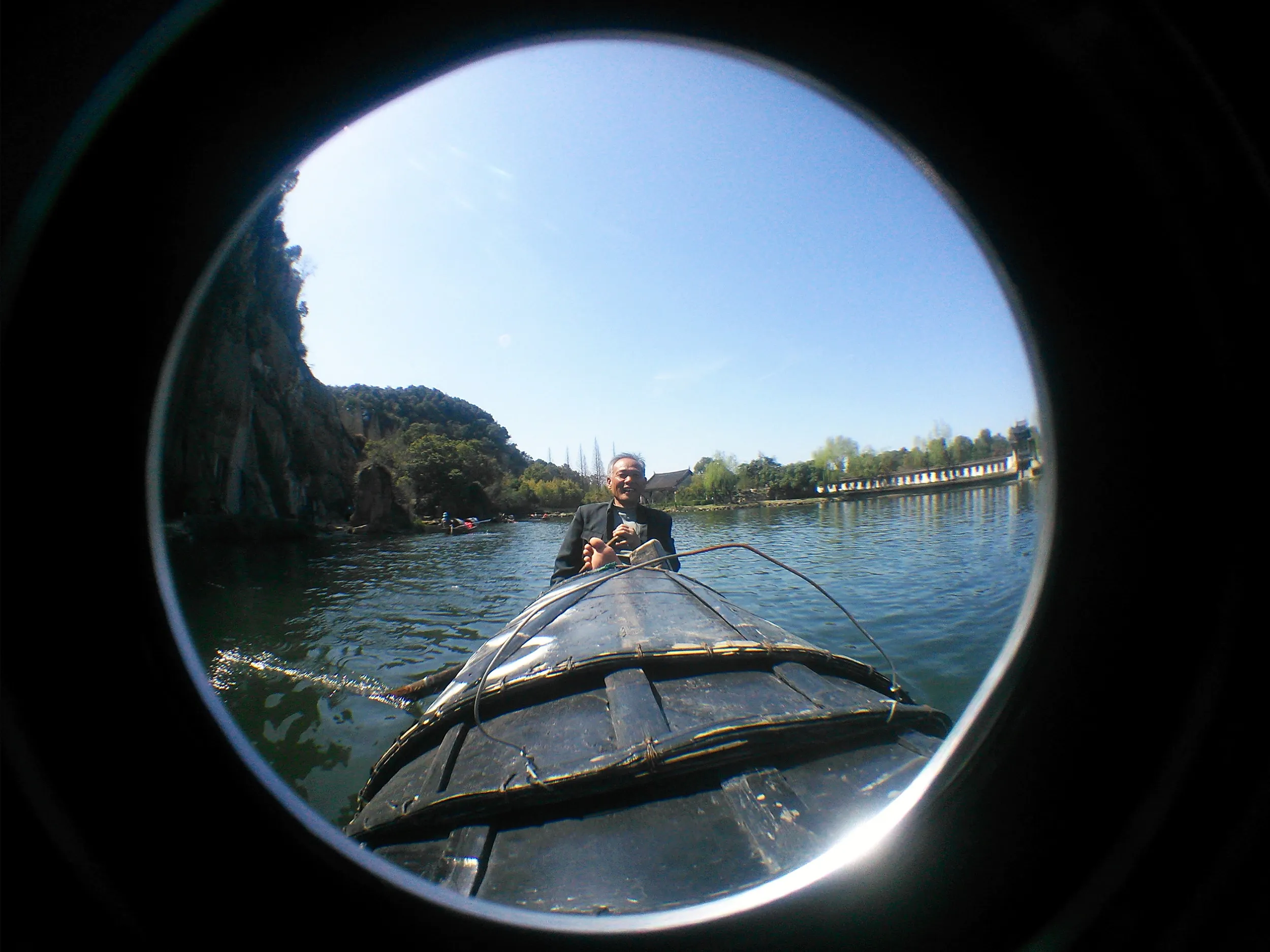 ボートの船頭さん