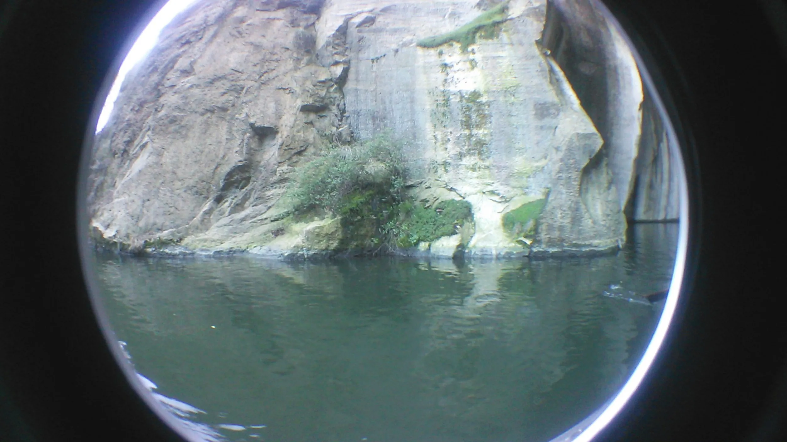 ボートからの東湖風景