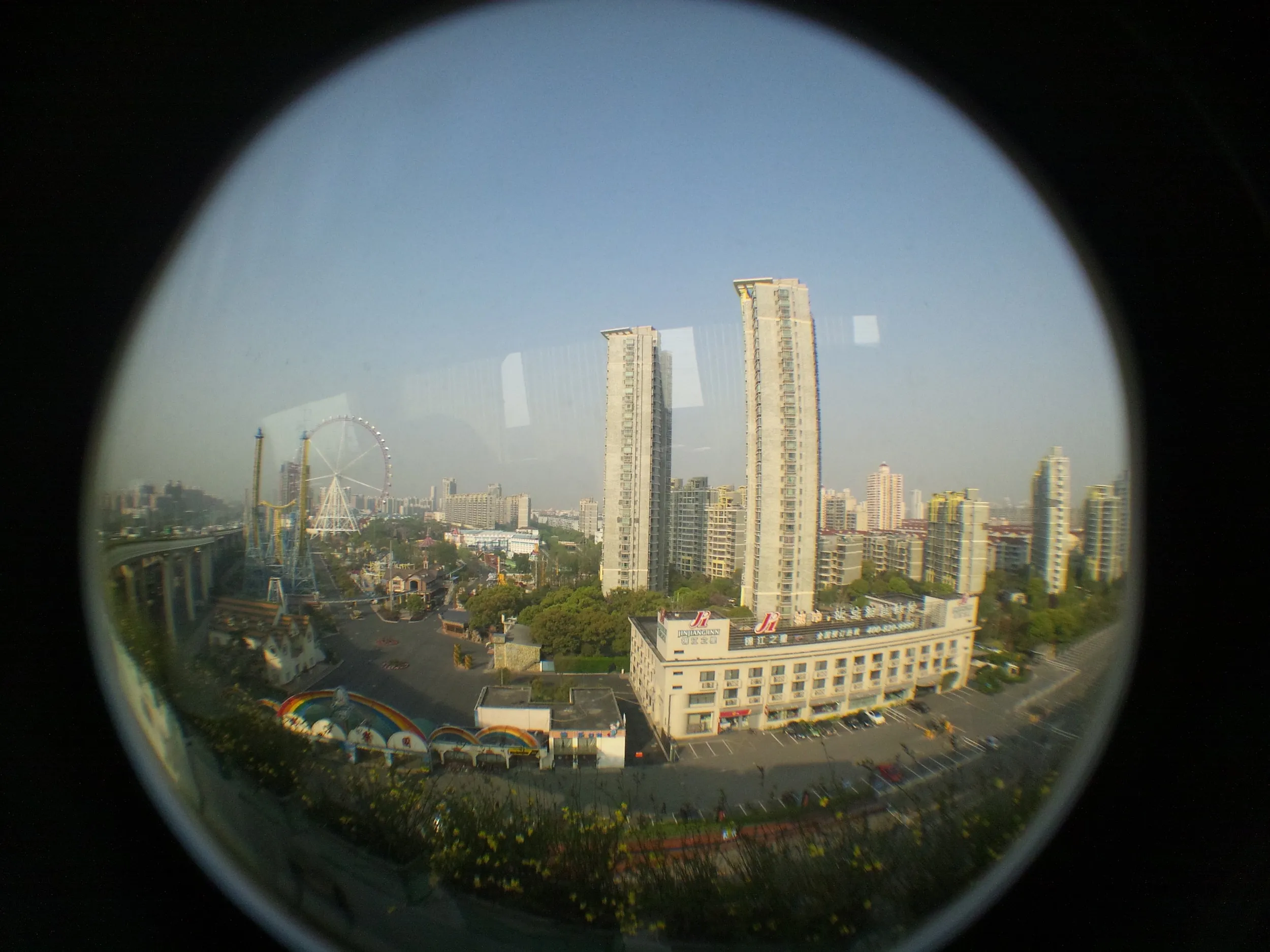 上海・杭州間の車窓風景