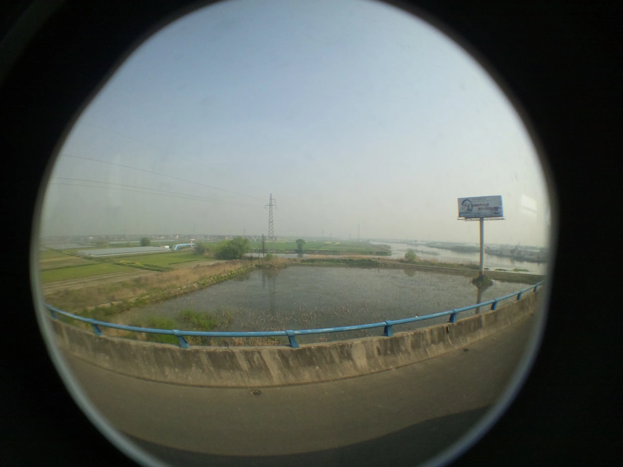 上海・杭州間の車窓風景