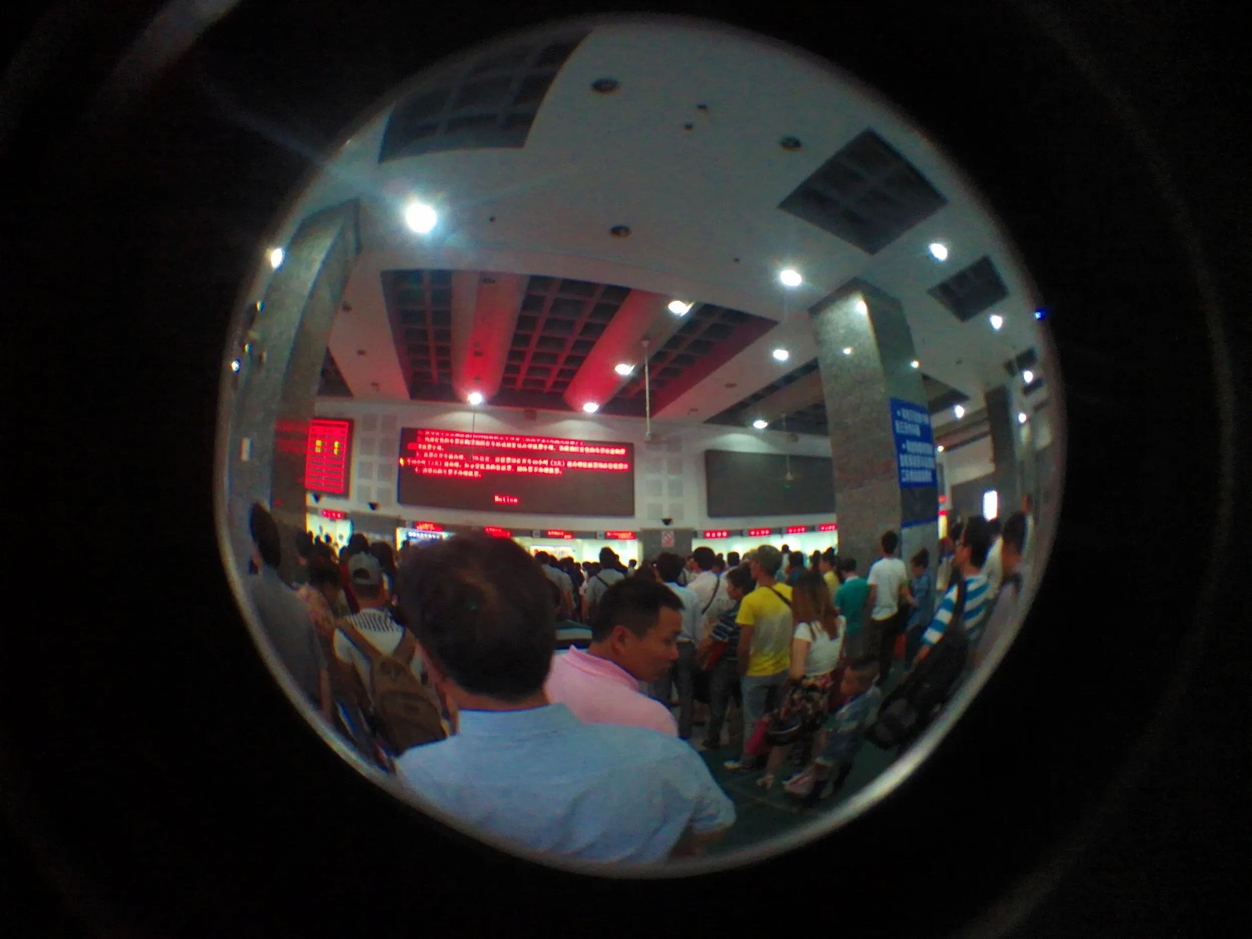 上海駅で切符購入