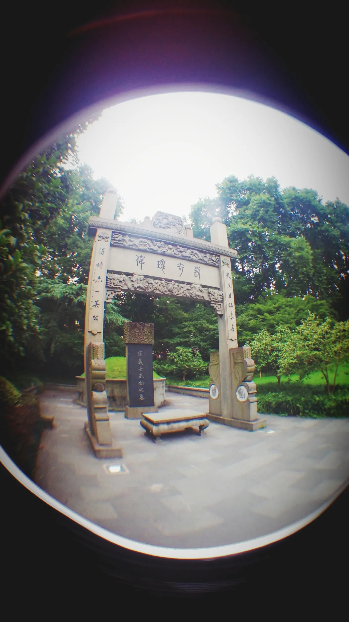 蘇堤、北側の風景