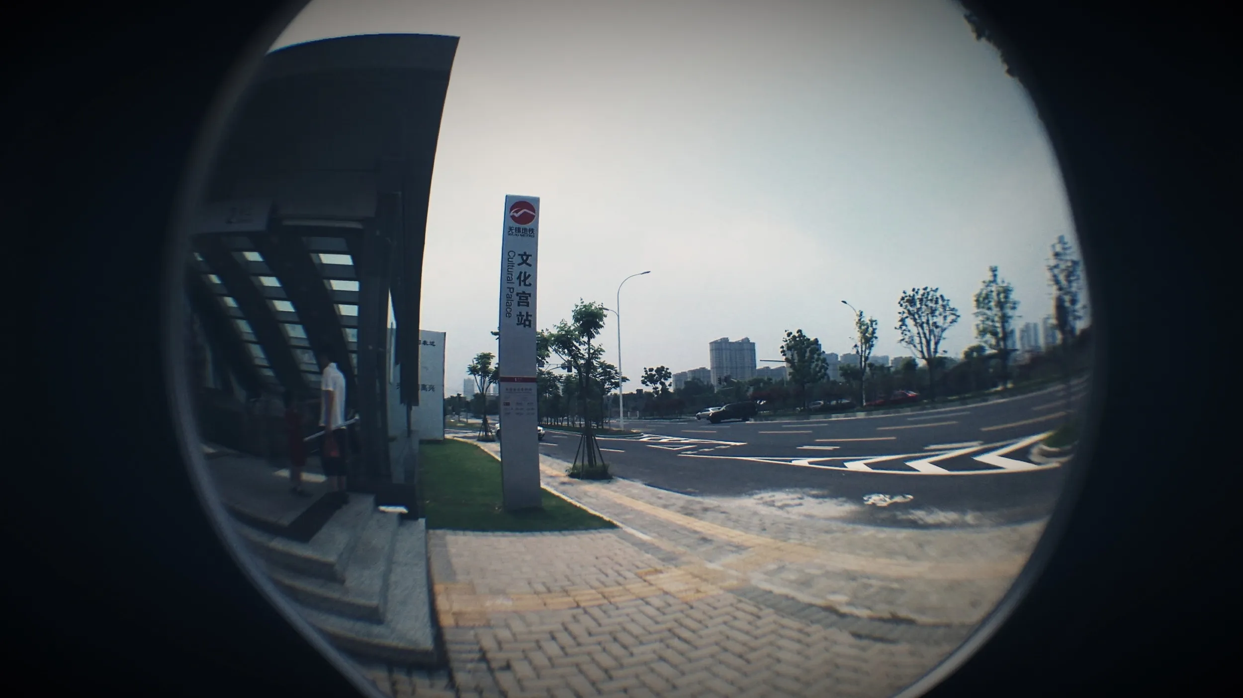 文化宮の出口風景