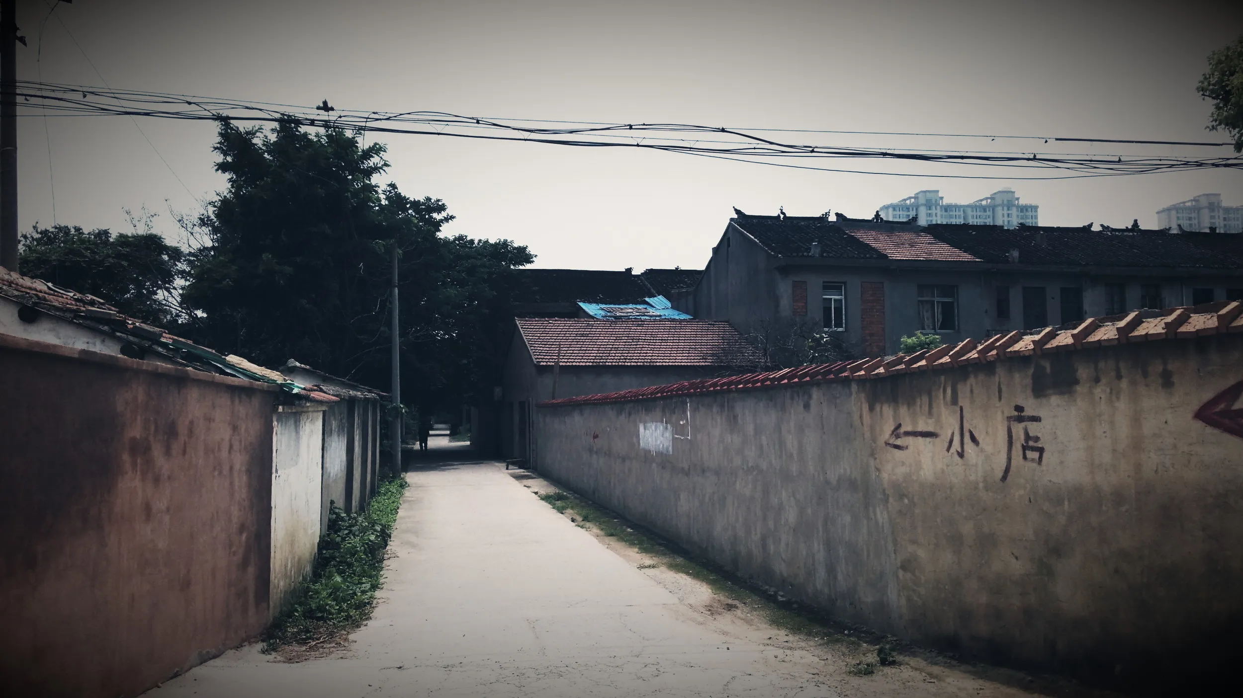 方橋商住小区付近の風景