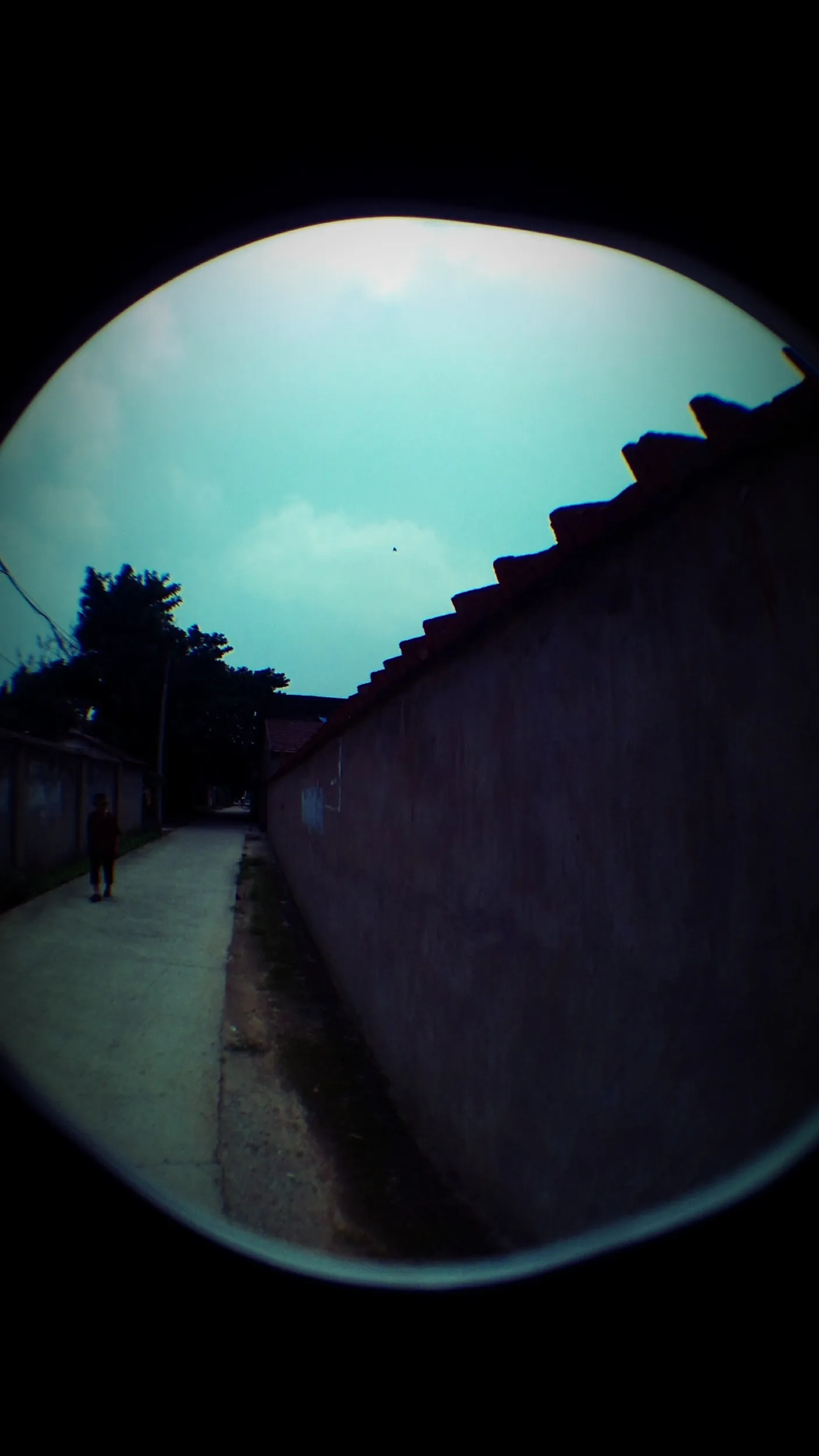 方橋商住小区付近の風景