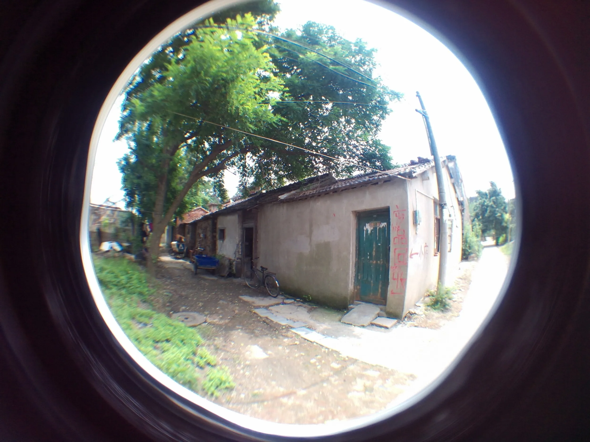 方橋商住小区付近の風景