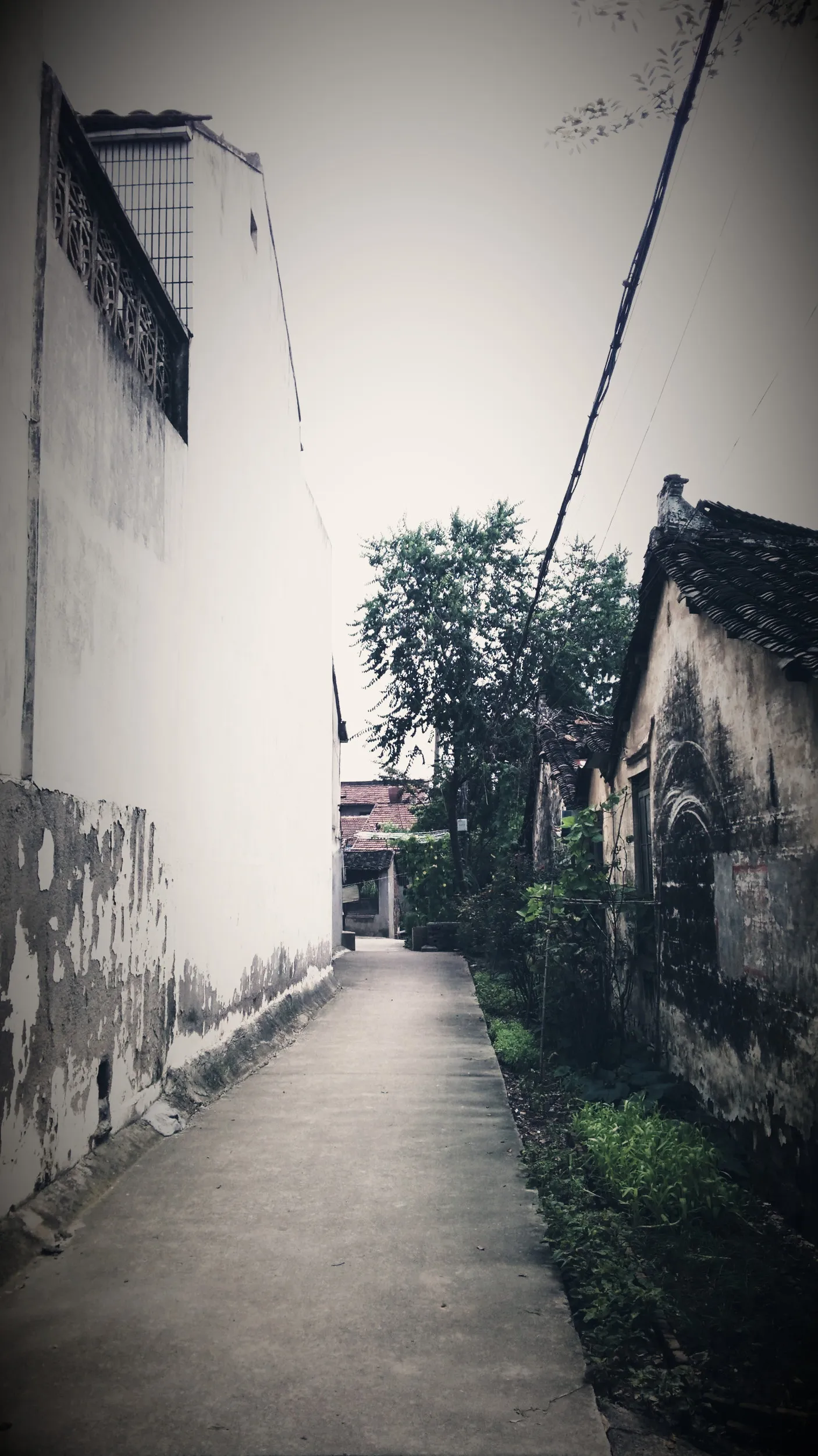 方橋商住小区付近の風景